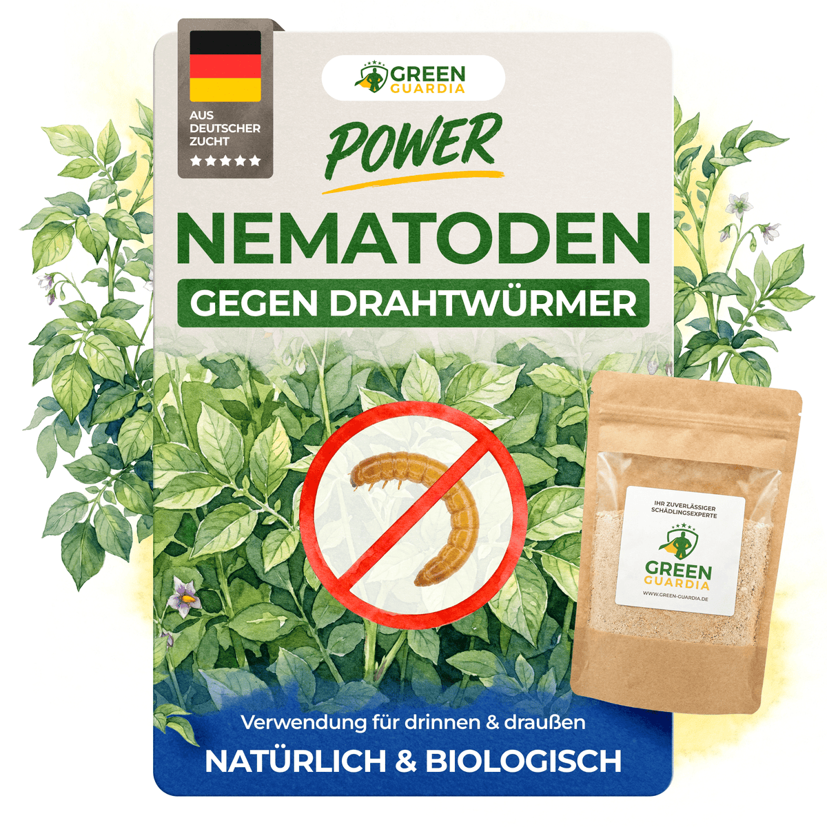 Nematoden gegen Drahtwürmer - Green Guardia - Ihr Experte für Schädlinge und Pflanzen