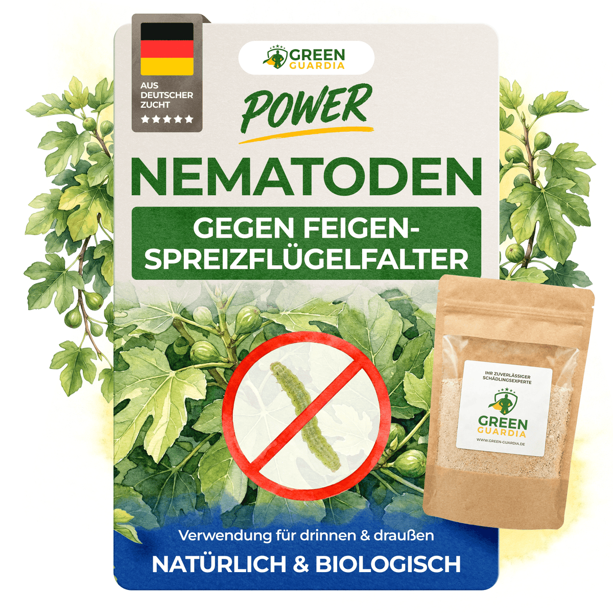 Nematoden gegen Feigen-Spreizflügelfalter - Green Guardia - Ihr Experte für Schädlinge und Pflanzen