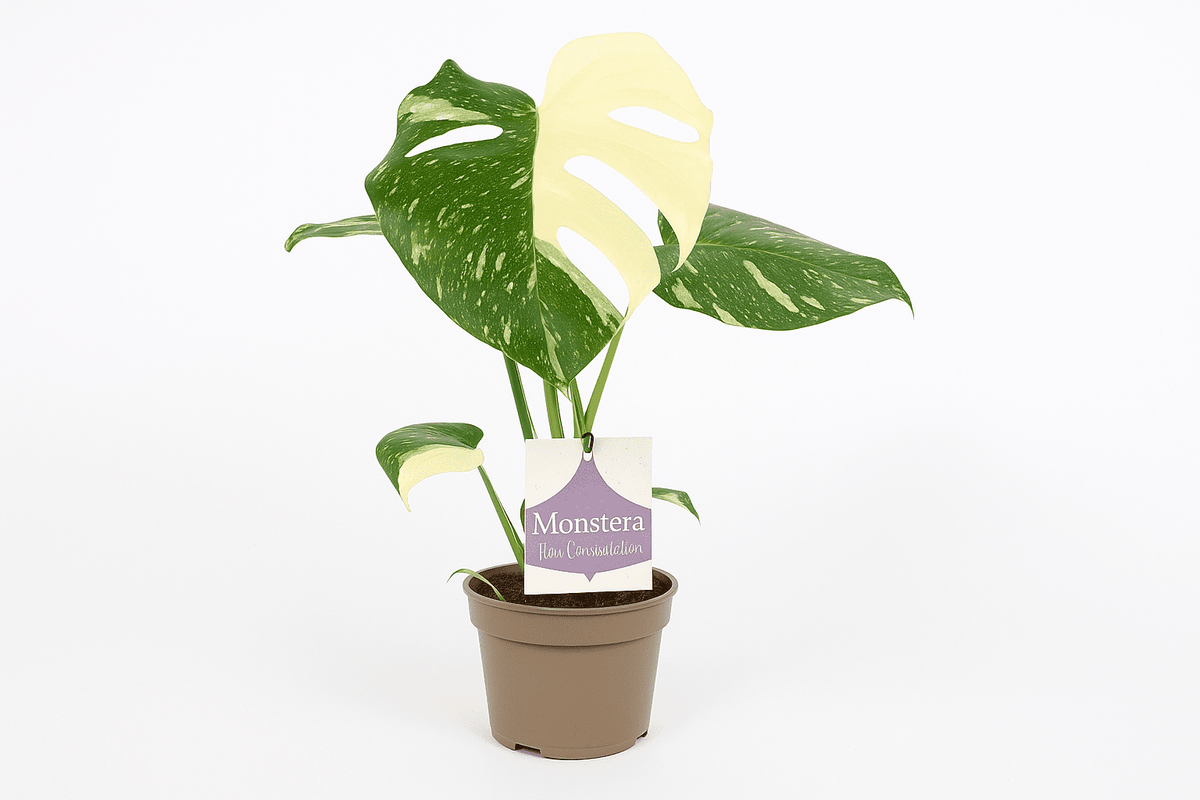 Monstera Thai Constellation – Buntblättriges Fensterblatt - 30 - 50 cm - Green Guardia - Ihr Experte für Schädlinge und Pflanzen