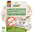 Skadedyrs-/insektfælde med specielt lokkemiddel